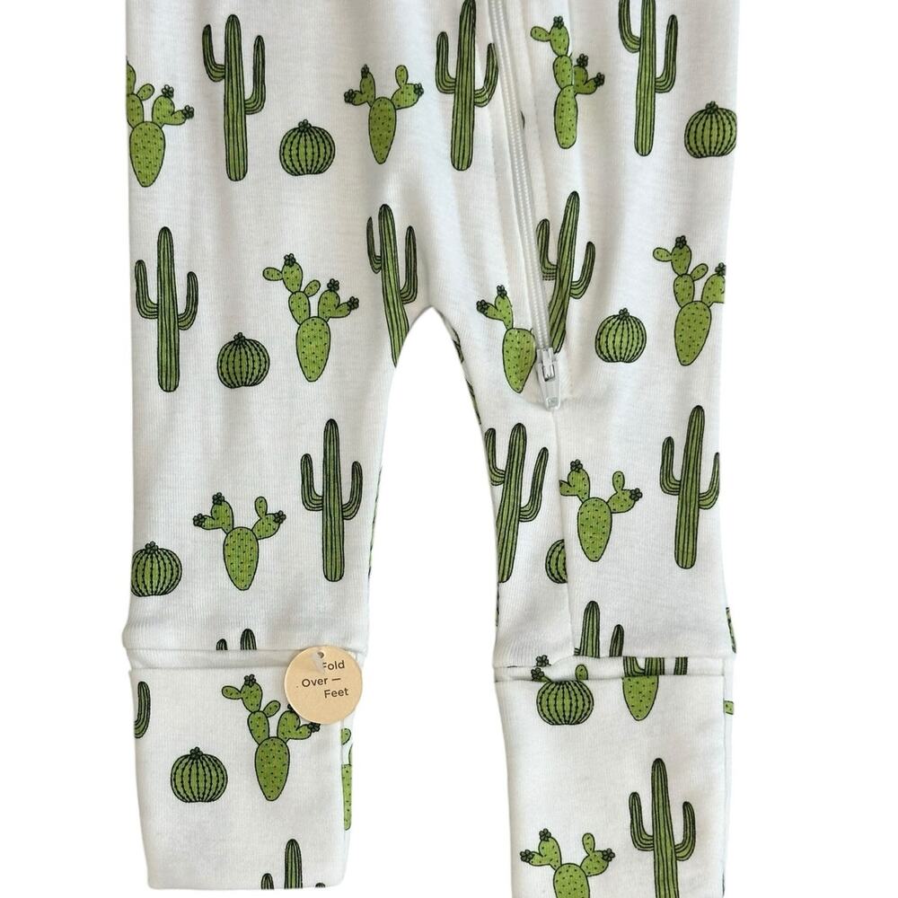 MONICA + ANDY BABY Cactus Zipper Coverall SIze 0-3m NWT - Picture 4 of 5